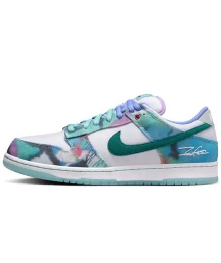 Nike SB Dunk x Futura Laboratories White and Geode Teal 聯名款 渲染 男女鞋 HF6061-400 [海外代購]