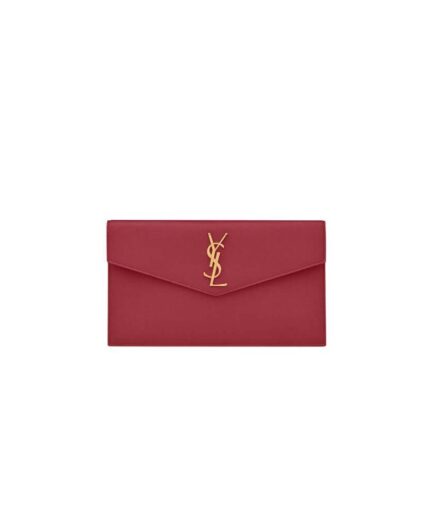 YSL UPTOWN POUCH IN GRAIN DE POUDRE EMBOSSED LEATHER